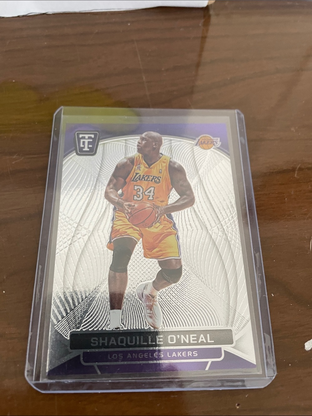 Panini Shaquille O'Neal Los Angeles Lakers Card - Yellow, Purple, White